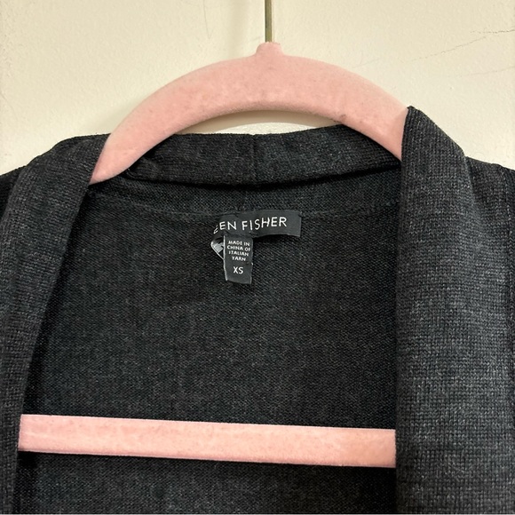 Eileen fisher blocked stripe cardigan sweater XS - Picture 3 of 6